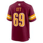 W.Commanders #69 Tyler Ott Burgundy Game Jersey