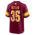 W.Commanders #35 Percy Butler Burgundy Player Game Jersey