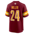 W.Commanders #24 Von Miller Burgundy Team Game Jersey