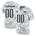 Custom W.Commanders Arctic Camo Limited Salute To Service Home Game Any Name & Numbers Stitched Jerseys