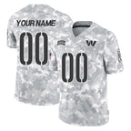Custom W.Commanders Arctic Camo Limited Salute To Service Home Game Any Name & Numbers Stitched Jerseys