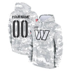 Custom W.Commanders Arctic Camo Limited Salute to Service Pullover Hoodies