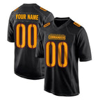 Custom W.Commanders Black Carbon Fashion Home Game Any Name & Numbers Stitched Jerseys