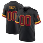 Custom W.Commanders Black Limited Home Game Any Name & Numbers Stitched Jerseys