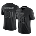 Custom W.Commanders Black Limited Reflective Home Game Any Name & Numbers Stitched Jerseys