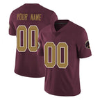Custom W.Commanders Burgundy Alternate Vapor Untouchable Home Game Any Name & Numbers Stitched Jerseys