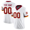 Custom W.Commanders White Limited Vapor F.U.S.E. Home Game Any Name & Numbers Stitched Jerseys
