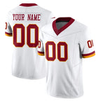 Custom W.Commanders White Limited Vapor F.U.S.E. Home Game Any Name & Numbers Stitched Jerseys