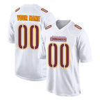 Custom W.Commanders White Tundra Fashion Home Game Any Name & Numbers Stitched Jerseys