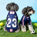 Number23 Mesh Breathable Dog Jersey Basketball Clothing Schnauzer Teddy Sport Puppy T-Shirts Summer Pet Cat Shirts for Small Dogs