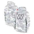 W.Commanders Arctic Camo Limited Salute to Service Pullover Hoodies Game Blank Player Stitched Jerseys