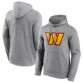 W.Commanders Gray LOGO Pullover Hoodies Game Blank Player Stitched Jerseys