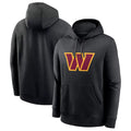 W.Commanders Gray Pullover Hoodies Game Blank Player Stitched Jerseys