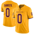 W.Commanders #0 Mike Sainristil Player Gold Vapor Limited Stitched Jerseys