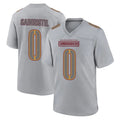 W.Commanders #0 Mike Sainristil Player Gray Atmosphere Fashion Home Game Stitched Jerseys