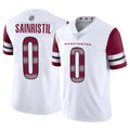 W.Commanders #0 Mike Sainristil Player White Limited Vapor Home Game Stitched Jerseys