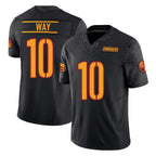 W.Commanders #10 Tress Way Player Black Limited Vapor F.U.S.E. Home Game Stitched Jerseys