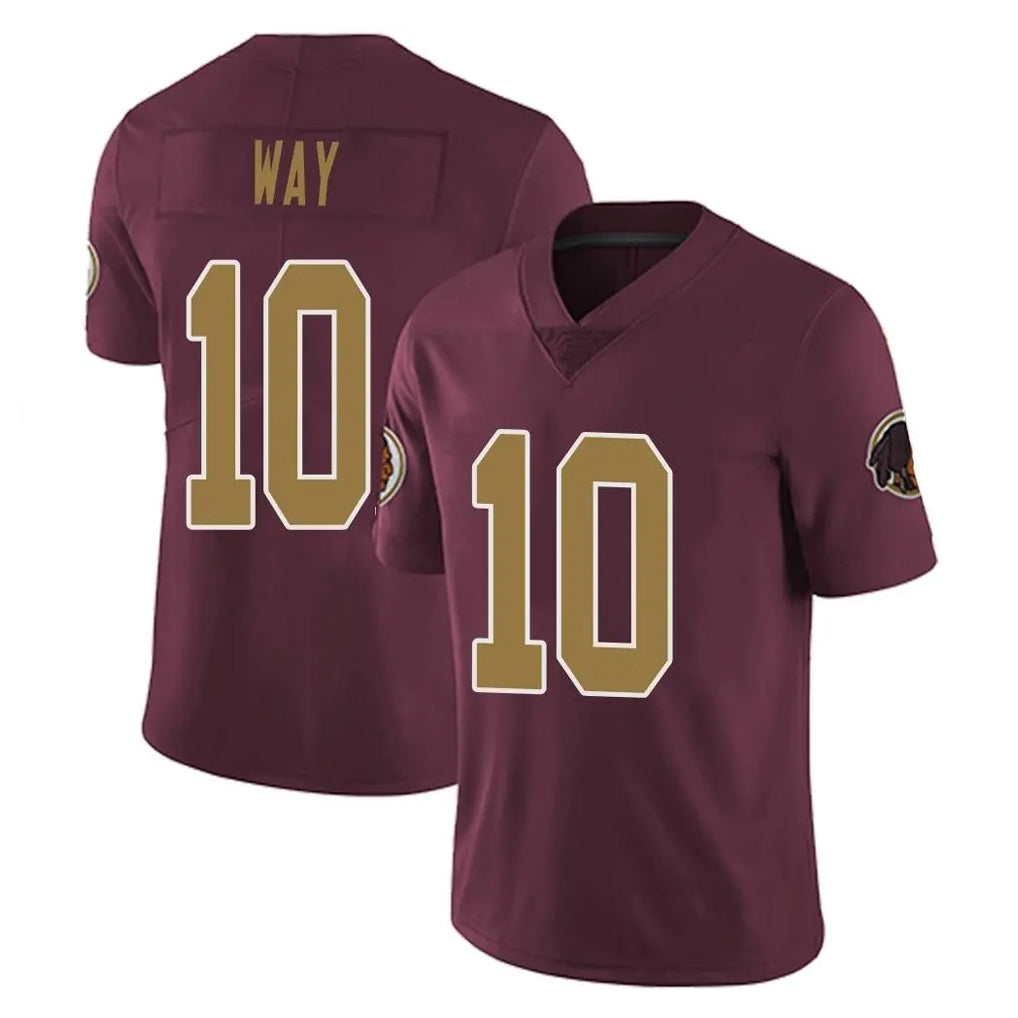 W.Commanders #10 Tress Way Player Burgundy Alternate Vapor Untouchable Home Game Stitched Jerseys