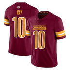 W.Commanders #10 Tress Way Player Burgundy Limited Vapor Home Game Stitched Jerseys