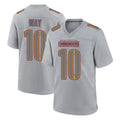 W.Commanders #10 Tress Way Player Gray Atmosphere Fashion Home Game Stitched Jerseys