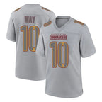 W.Commanders #10 Tress Way Player Gray Atmosphere Fashion Home Game Stitched Jerseys