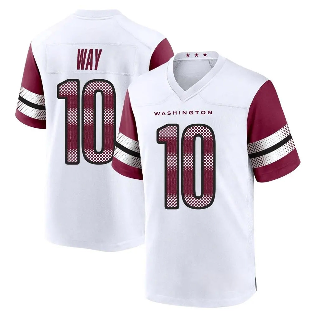 W.Commanders #10 Tress Way Player White Game Home Stitched Jerseys