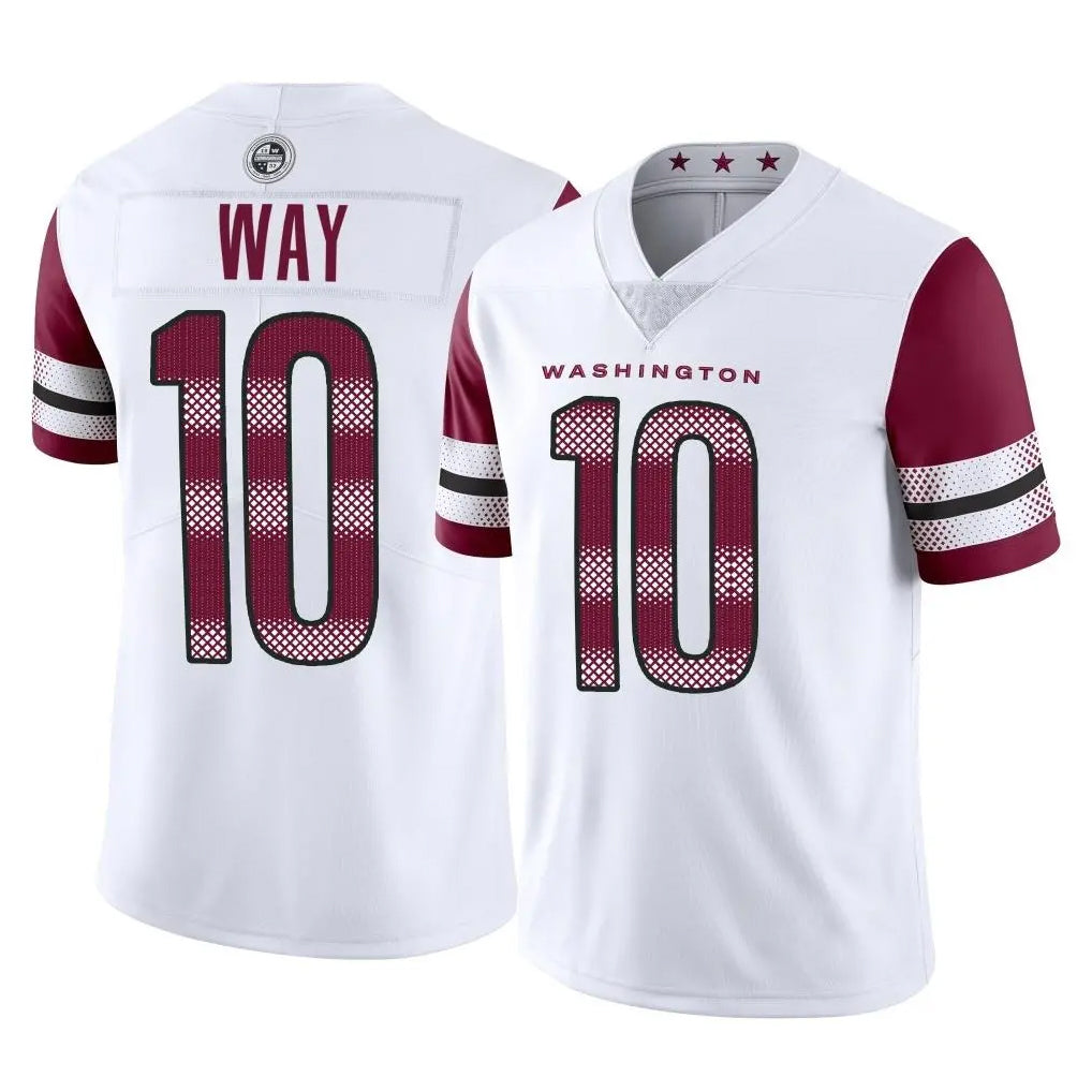 W.Commanders #10 Tress Way Player White Limited Vapor Home Game Stitched Jerseys