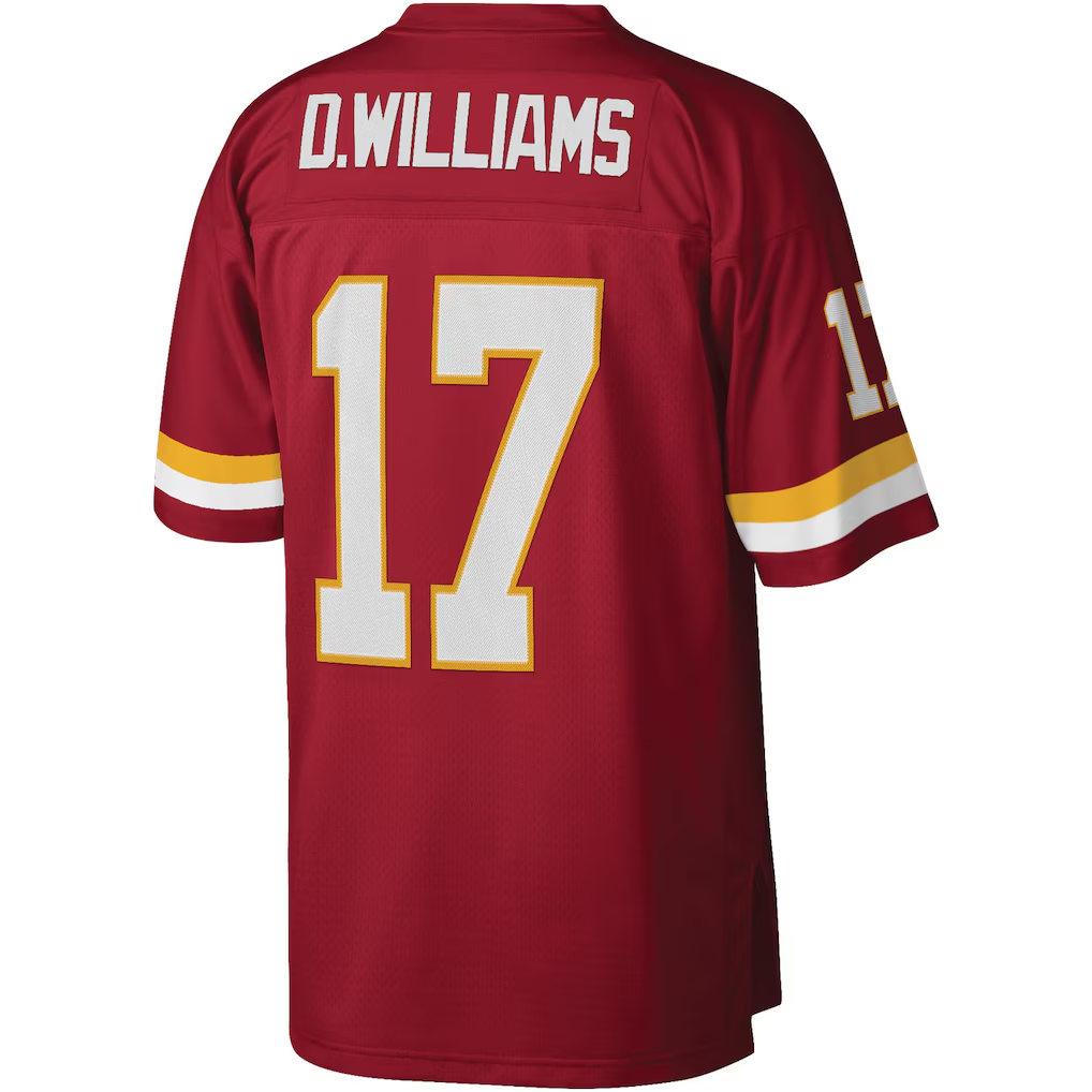 W.Commanders #17 Doug Williams Mitchell & Ness Burgundy Legacy Replica Stitched Puhic Jersey