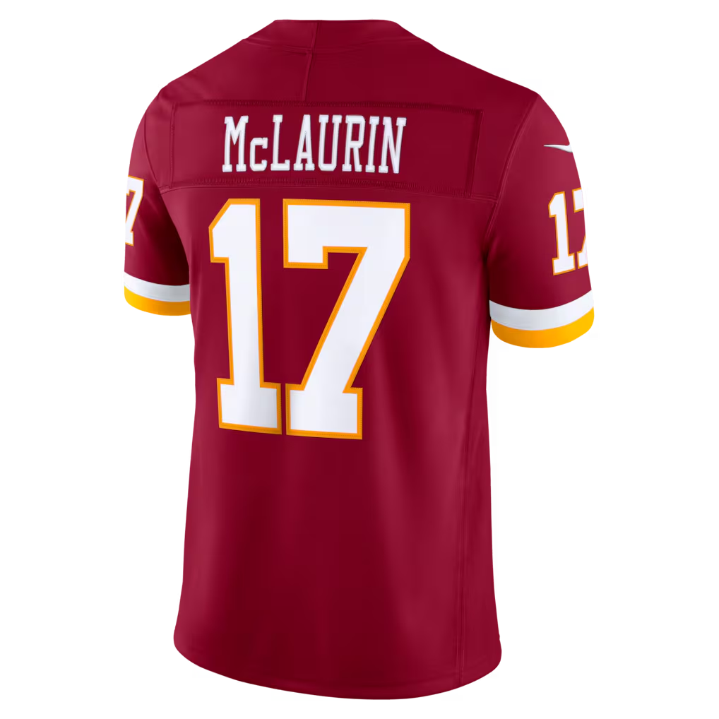 W.Commanders #17 Terry McLaurin Burgundy Team Vapor F.U.S.E. Stitched Limited Jerseys