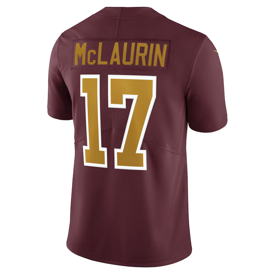 W.Commanders #17 Terry McLaurin Player Burgundy Alternate Vapor Limited Stitched Jerseys