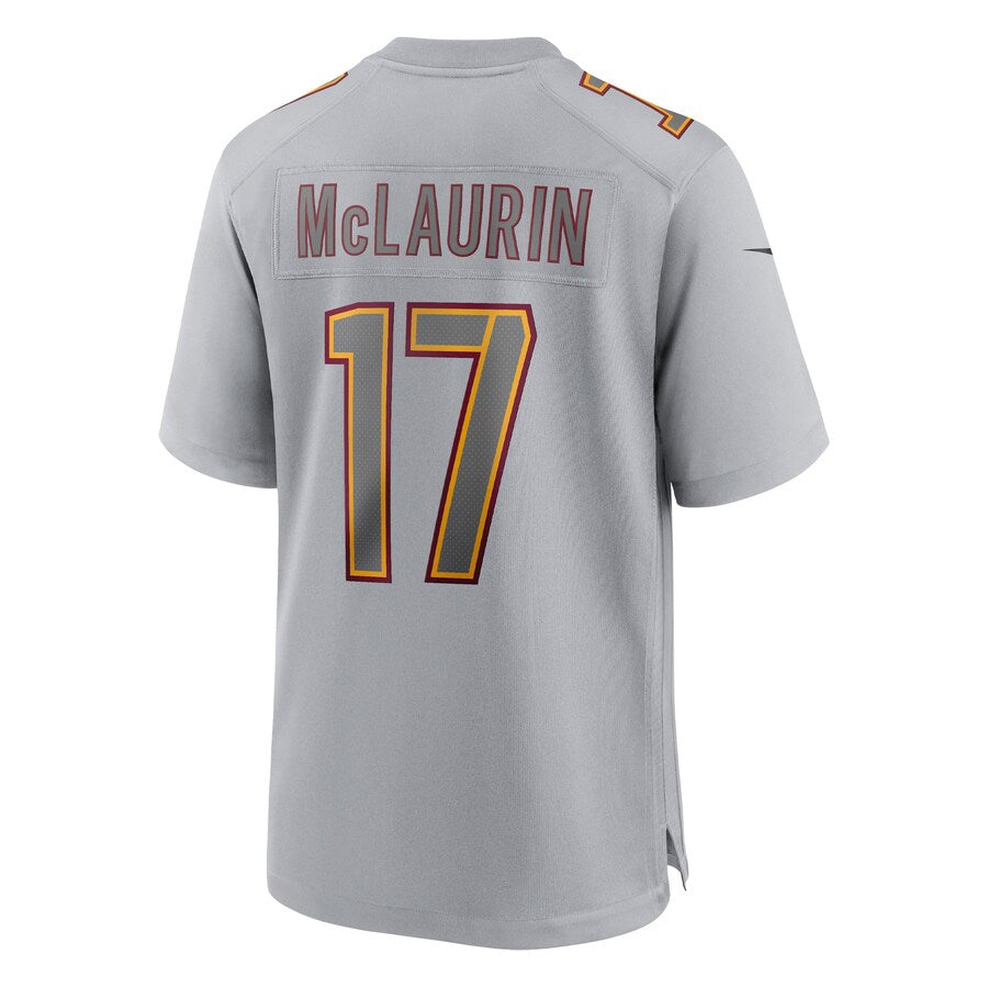 W.Commanders #17 Terry McLaurin Player Gray Fashion Game Stitched Jerseys