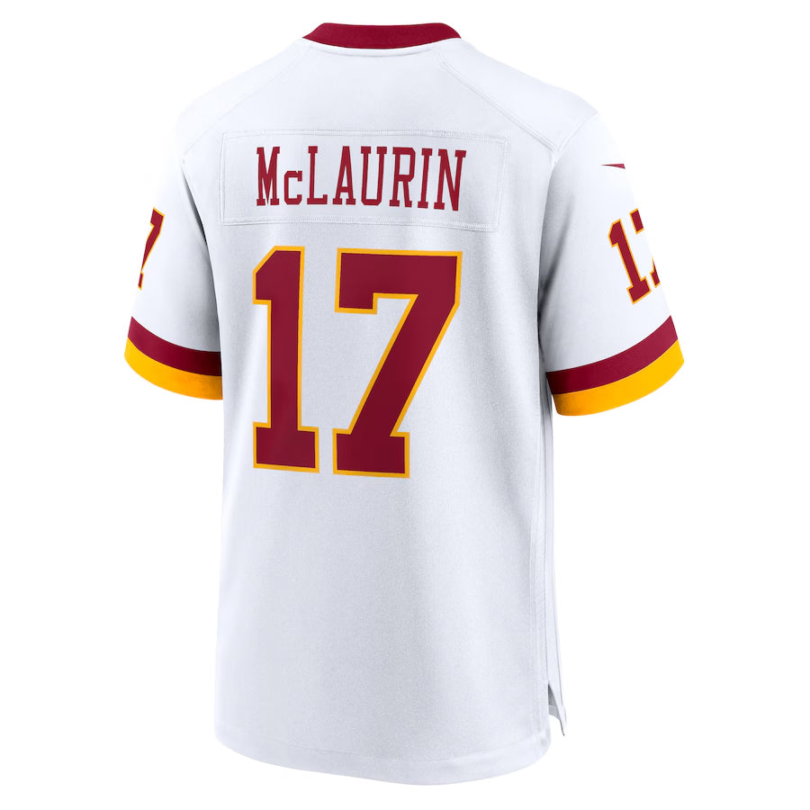 W.Commanders #17 Terry McLaurin Player White Home Game Stitched Jerseys