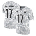 W.Commanders #17 Terry Mclaurin Player Arctic Camo Limited Salute To Service Home Game Stitched Jerseys