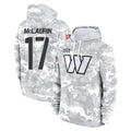 W.Commanders #17 Terry Mclaurin Player Arctic Camo Limited Salute to Service pullover hoodies