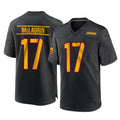 W.Commanders #17 Terry Mclaurin Player Black Home Game Stitched Jerseys
