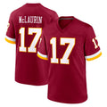W.Commanders #17 Terry Mclaurin Player Burgundy Game Home Stitched Jerseys