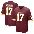 W.Commanders #17 Terry Mclaurin Player Burgundy Team Color Home Game Stitched Jerseys