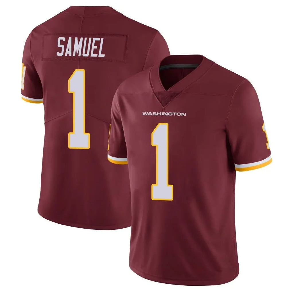 W.Commanders #1 Deebo Samuel Sr Player Burgundy Vapor Limited Stitched Jerseys