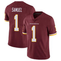 W.Commanders #1 Deebo Samuel Sr Player Burgundy Vapor Limited Stitched Jerseys
