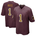 W.Commanders #1 Rachaad White Player Burgundy Alternate Home Game Stitched Jerseys
