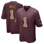 W.Commanders #1 Rachaad White Player Burgundy Alternate Home Game Stitched Jerseys