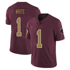 W.Commanders #1 Rachaad White Player Burgundy Alternate Vapor Untouchable Home Game Stitched Jerseys