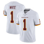 W.Commanders #1 Rachaad White Player White Limited Vapor Untouchable Home Game Stitched Jerseys