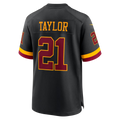 W.Commanders #21 Sean Taylor Black Hail Raiser Alternate Retired Player Game Stitched Jerseys