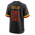 W.Commanders #21 Sean Taylor Black Hail Raiser Alternate Retired Player Game Stitched Jerseys