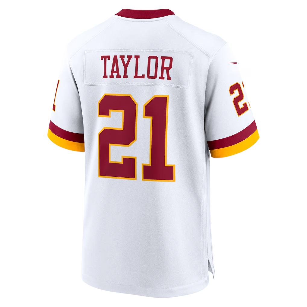 W.Commanders #21 Sean Taylor White Game Super Bowl Era Stitched Jerseys