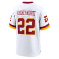 W.Commanders #22 Jacory Croskey-Merritt Player White Home Game Stitched Jerseys