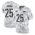 W.Commanders #25 Nick Cross Player Arctic Camo Limited Salute To Service Home Game Stitched Jerseys