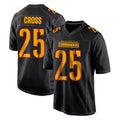 W.Commanders #25 Nick Cross Player Black Carbon Fashion Home Game Stitched Jerseys