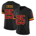 W.Commanders #25 Nick Cross Player Black Limited Vapor Home Game Stitched Jerseys